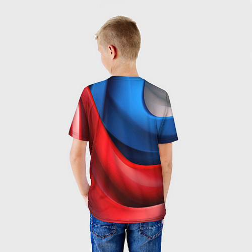 Детская футболка Золотой герб России / 3D-принт – фото 4