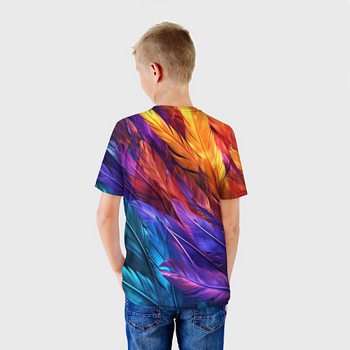 Детская футболка Яркие крылья / 3D-принт – фото 4