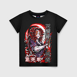 Детская футболка Кокушибо первая луна - Клинок демонов