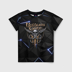 Детская футболка Baldurs Gate 3 black blue