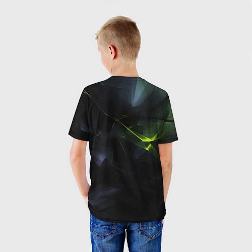 Детская футболка Baldurs Gate 3 logo dark green / 3D-принт – фото 4