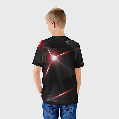 Детская футболка Baldurs Gate 3 logo black red / 3D-принт – фото 4