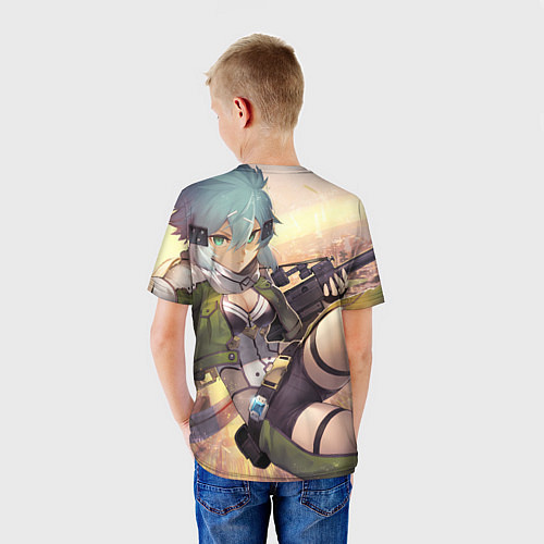 Детская футболка Sword Art Online Сино Асада / 3D-принт – фото 4
