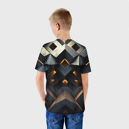 Детская футболка Объемные конструкция / 3D-принт – фото 4