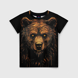 Детская футболка Медведь иллюстрация