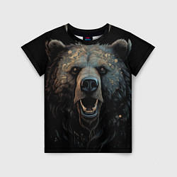 Детская футболка Мощный медведь