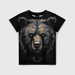 Детская футболка Крупный медведь