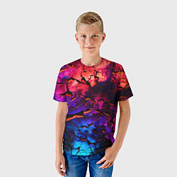Футболка детская Светящаяся Земля, цвет: 3D-принт — фото 2