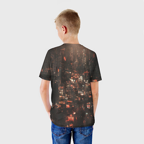 Детская футболка Девчонка в наушниках / 3D-принт – фото 4