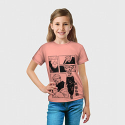Футболка детская Разнообразный Суккуна - Магическая битва, цвет: 3D-принт — фото 2