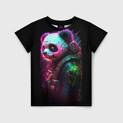 Детская футболка Cyberpunk panda