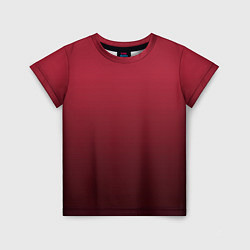 Детская футболка Градиент цвета тёмный кабаре