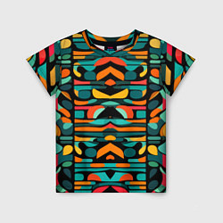 Детская футболка Абстрактный красочный паттерн - мода