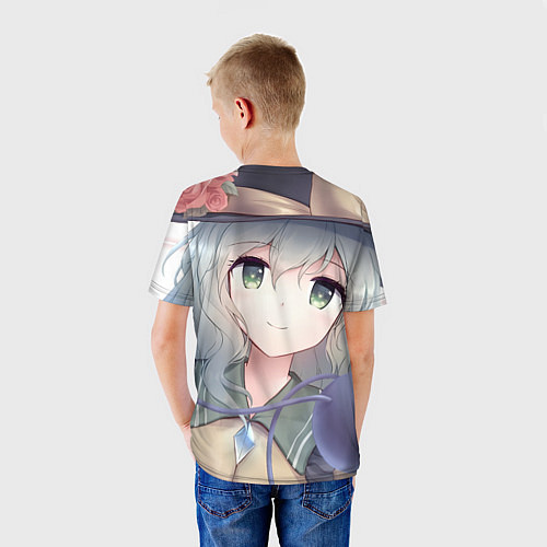 Детская футболка Touhou Project Улыбающаяся Койши Комейдзи / 3D-принт – фото 4