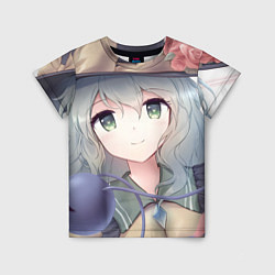 Детская футболка Touhou Project Улыбающаяся Койши Комейдзи