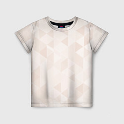 Детская футболка Бежевый треугольный