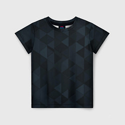 Детская футболка Тёмно-синий треугольный
