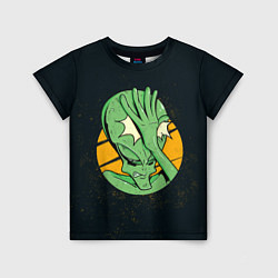 Детская футболка Alien facepalm