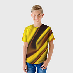 Футболка детская Желтая футболка, цвет: 3D-принт — фото 2