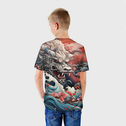 Детская футболка Морской дракон Irezumi / 3D-принт – фото 4