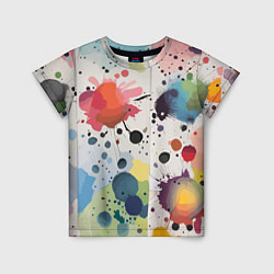 Детская футболка Colorful blots - vogue - abstraction