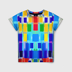 Детская футболка Colorful strips - pop art - vogue