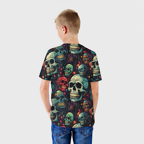 Детская футболка Милый skull / 3D-принт – фото 4