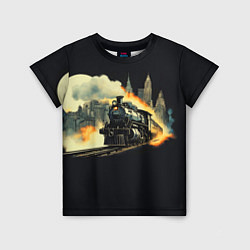 Детская футболка Поезд путешествие