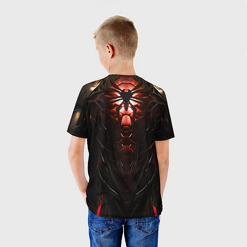 Детская футболка Доспех человека-скорпиона / 3D-принт – фото 4