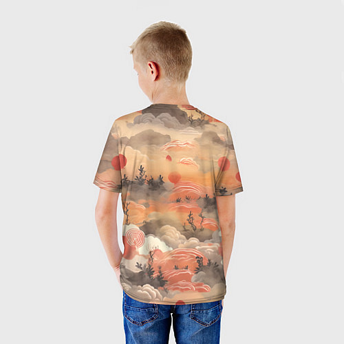Детская футболка Japen pattern / 3D-принт – фото 4