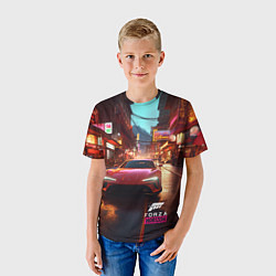 Футболка детская Forza Horizon Tokio, цвет: 3D-принт — фото 2