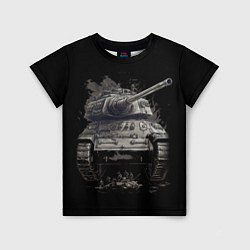 Детская футболка Танк т54 русский