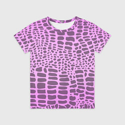 Детская футболка Розовая рептилия