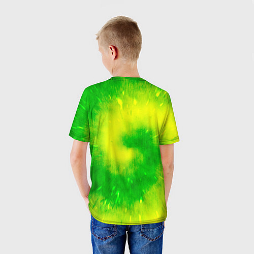 Детская футболка Тай-дай Солнечный луч / 3D-принт – фото 4