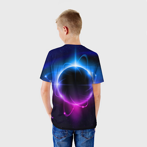 Детская футболка Starfield space logo / 3D-принт – фото 4