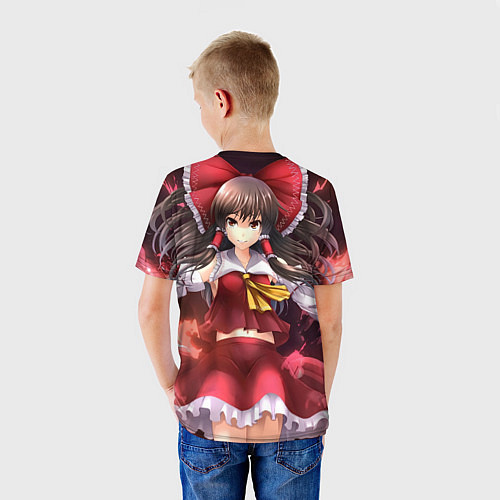 Детская футболка Touhou Project Рейму / 3D-принт – фото 4