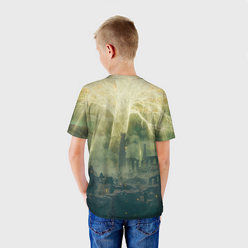Детская футболка Сияние Elden Ring / 3D-принт – фото 4