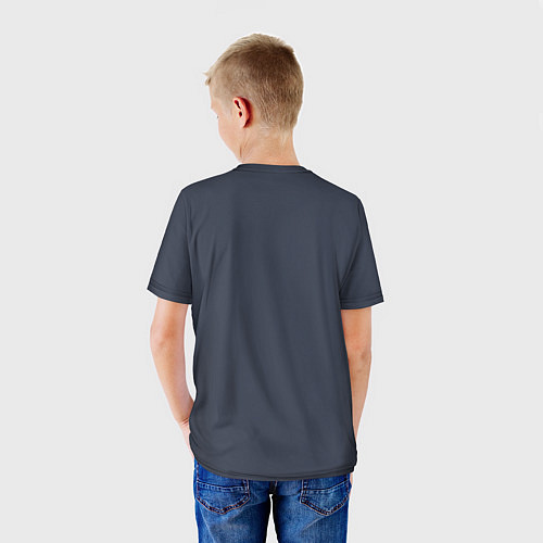Детская футболка Граффити скелет / 3D-принт – фото 4