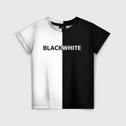 Детская футболка Black white