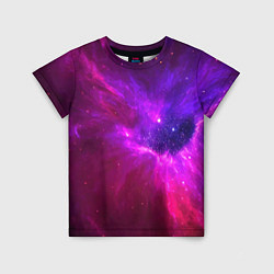 Детская футболка Бескрайнее космическое пространство - галактика