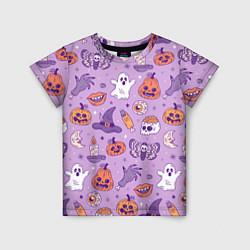 Детская футболка Halloween pattern арт