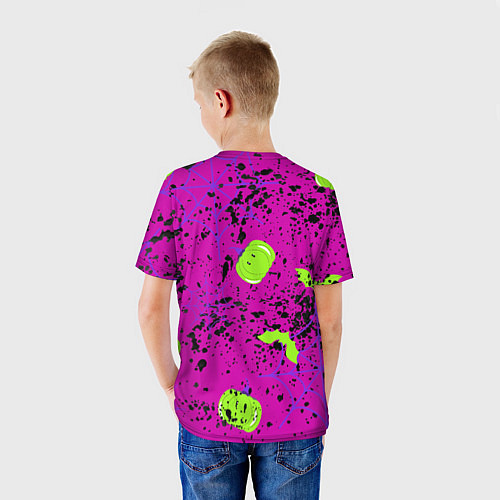 Детская футболка Пугающая тыква / 3D-принт – фото 4
