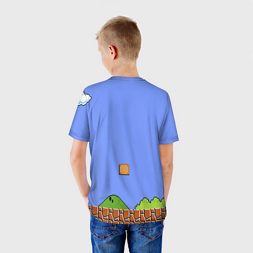 Детская футболка Первый уровень Марио / 3D-принт – фото 4