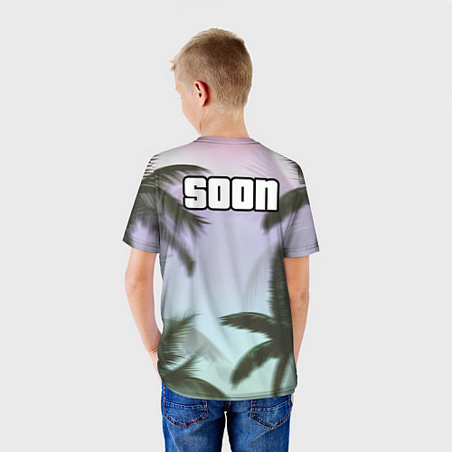 Детская футболка Grand theft soon / 3D-принт – фото 4