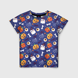 Детская футболка Хэллоуин - узор