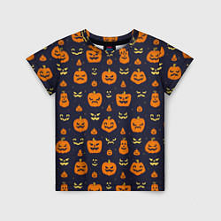 Детская футболка Хэллоуин - узор