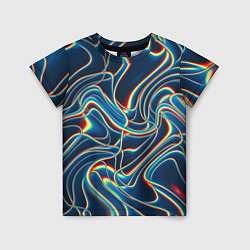 Детская футболка Abstract waves