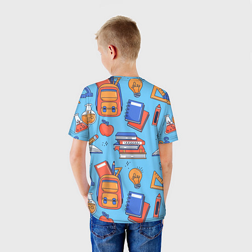 Детская футболка Школьный набор / 3D-принт – фото 4