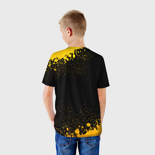 Детская футболка Among Us - gold gradient / 3D-принт – фото 4