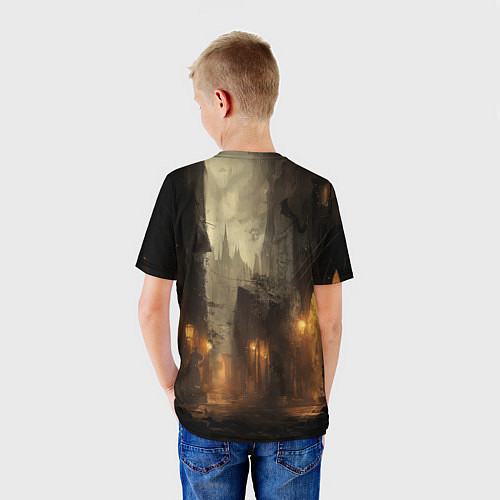 Детская футболка Бронированный рыцарь / 3D-принт – фото 4